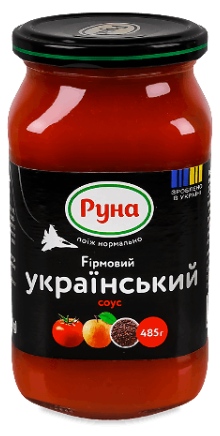 Соус Руна Український фірмовий 485г